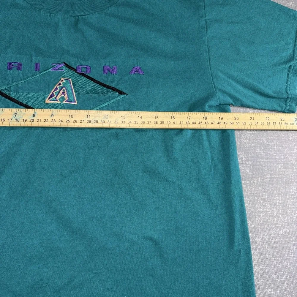 Vintage Arizona Diamondbacks Shirt Mens Medium Green MLB Baseball Lee Sport Tee